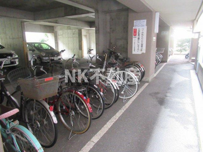 【その他共用部分】 | コーポおくだ（八戸ノ里賃貸） | 駐輪場です