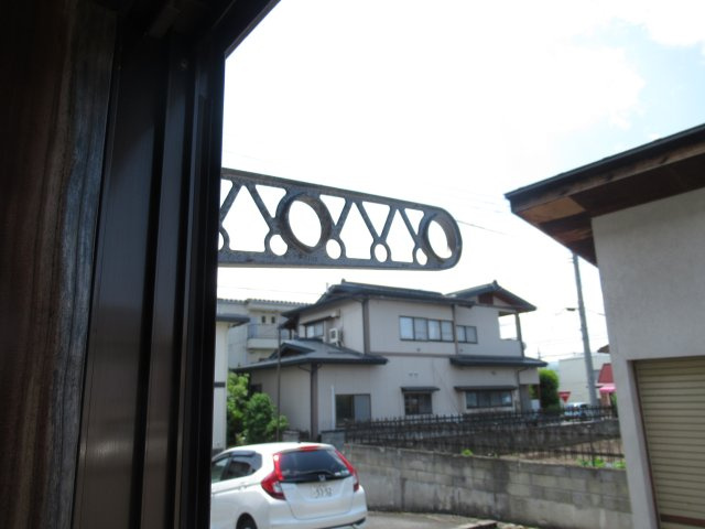 四ツ掘ハイツのバルコニー