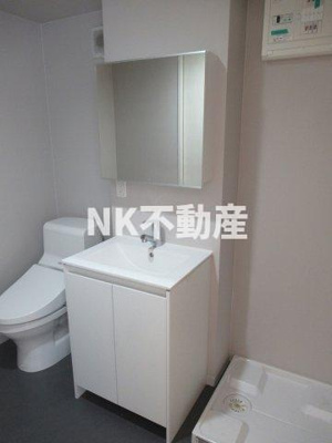 【独立洗面台】 | Sky Grace花園（スカイグレイスハナゾノ）（河内花園賃貸） | 独立洗面台です