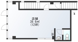 【間取り】 | 小熊ビル | 小熊ビル　鶯谷駅から徒歩4分・入谷駅から徒歩10分の好立地。ワンフロア1テナント。尾竹橋通り沿いの物件。