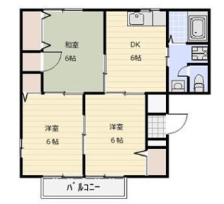 【間取り】 | 高崎市金古町一棟アパート