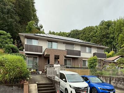 【外観】 | ベルグリーン | 小田急多摩線「五月台」駅まで徒歩8分！便利な立地の2階建てアパートです☆通勤通学はもちろん、お買い物やお出かけにもGood☆