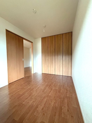 【寝室】 | ベルグリーン | 南向き洋室5.3帖☆クローゼットがあります♪お洋服をたっぷり収納できてお部屋がすっきり片付きます☆