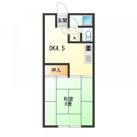 フレンドリー中桜田の間取り
