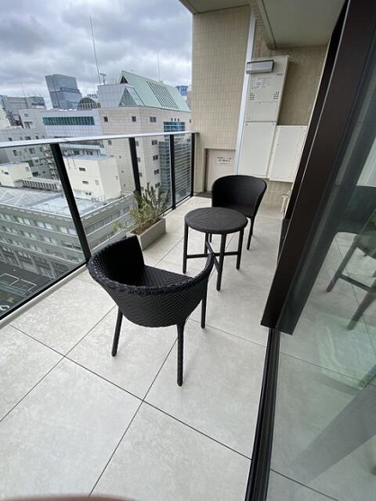 千代田区一番町の賃貸マンションのバルコニー|同タイプ参照