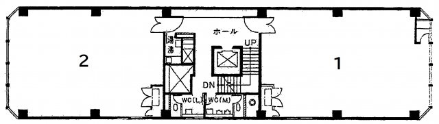 西田ビルの間取り