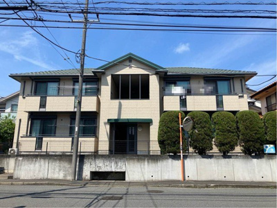 【外観】 | ソレアード八千代 | ブルーライン「中川」駅まで徒歩9分！田園都市線「江田」駅までも徒歩圏内♪2駅2沿線利用可能で便利な立地の1フロア2住戸のアパートです♪