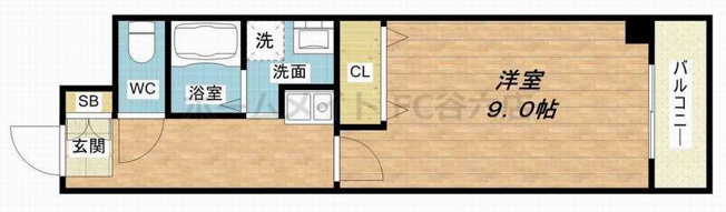【間取り】 | リバーライズ谷町4
