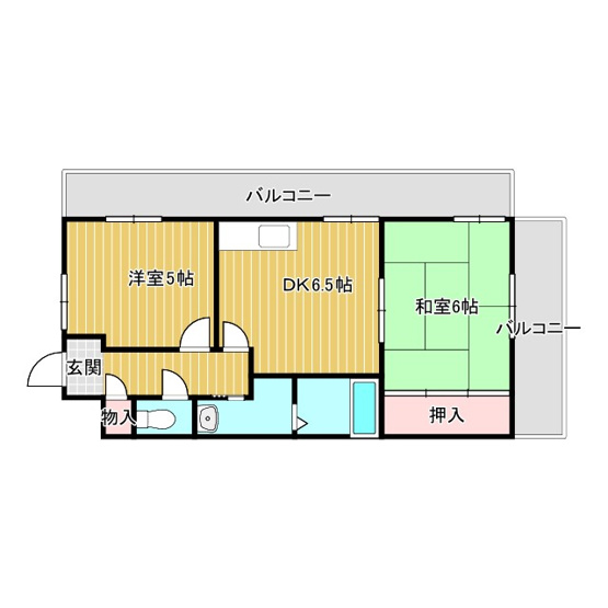 【間取り】 | ロイヤルコーポ野添