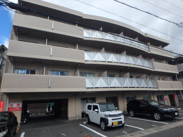 コンフォールの外観|岡山市北区下中野　コンフォール　1K　外観