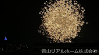 【展望】 | 2024年神宮外苑花火大会バルコニーからの眺望
※眺望は将来的に保証されるものではありません