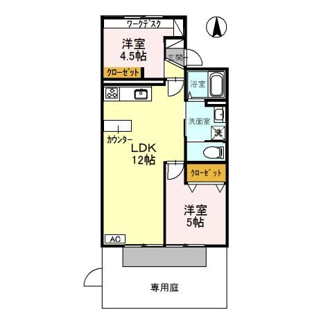 パレーシャル三木の間取り