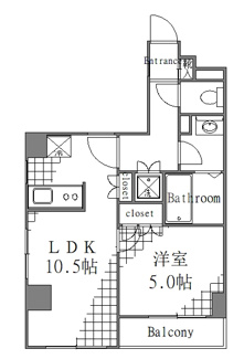 【間取り】 | グランヴァン水天宮Ⅱ