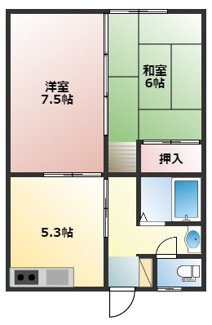 【間取り】 | コーポホンマ