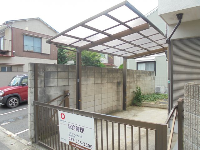 中国分戸建の駐車場