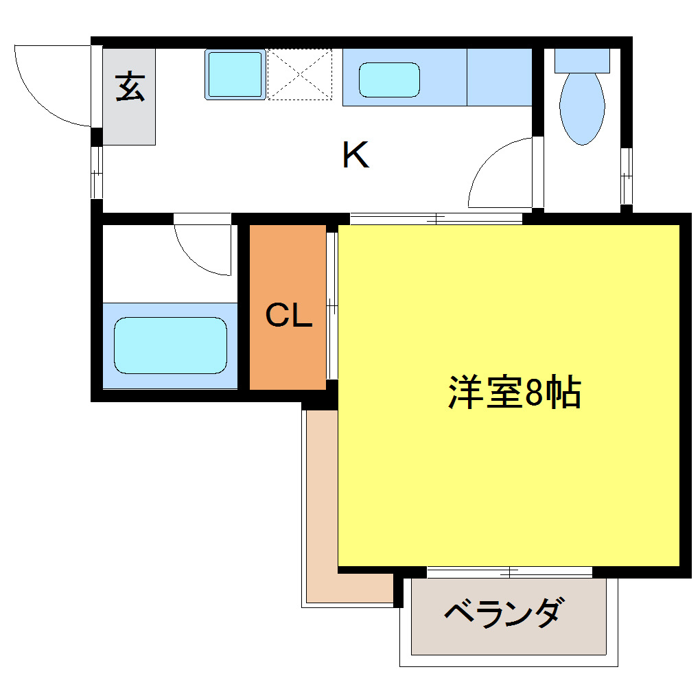 WITH NAGATA（ウィズナガタ）の間取り