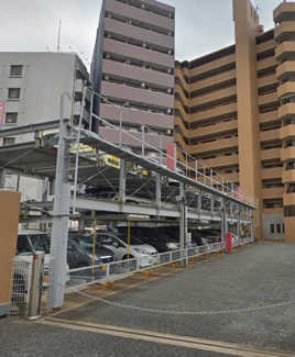 【駐車場】 | 現況、空きあります。機械式、中段。（2019年7月時点）