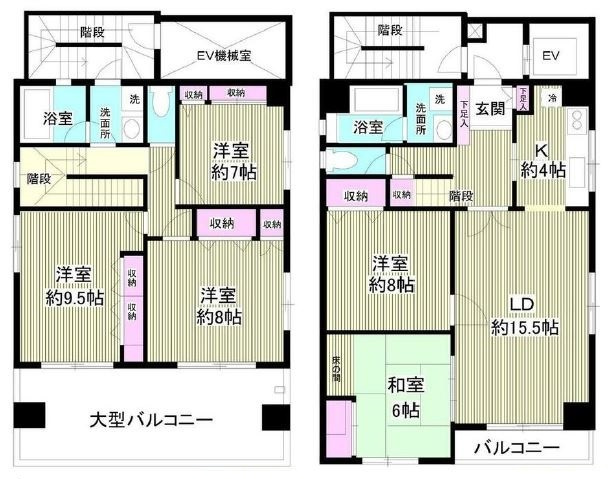 台東区千束３丁目の賃貸マンションの間取り