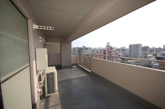 台東区千束３丁目の賃貸マンションのバルコニー