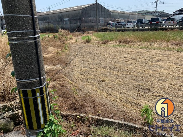 八女市室岡　「売地」　八女インター付近の外観