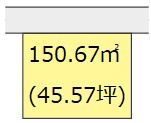 岩出市今中・土地・56547の区画図