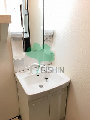 【洗面所】 | ポラリス箱崎駅東 | シンプルで使いやすい洗面台です！