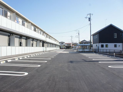 【駐車場】 | ヴィラーチェP | 駐車所2台込みになっています♪