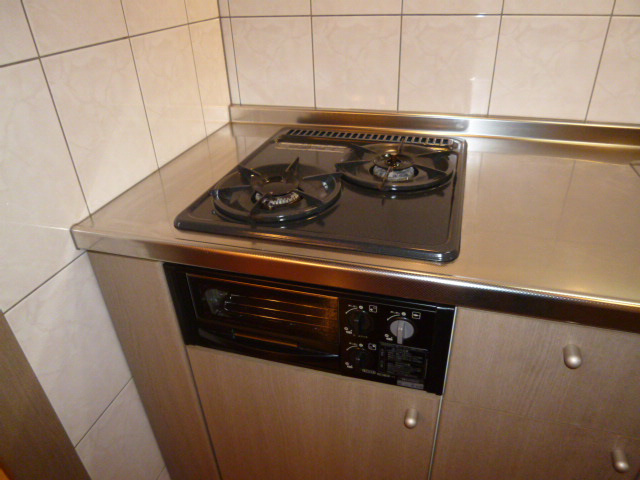カーサＹのキッチン|２口ガスコンロ