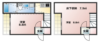 【間取り】 | ル・ケレス黄金 | 略図のため、現状優先