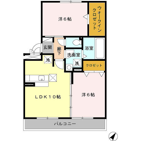 【間取り】 | ジラソーレ | 
