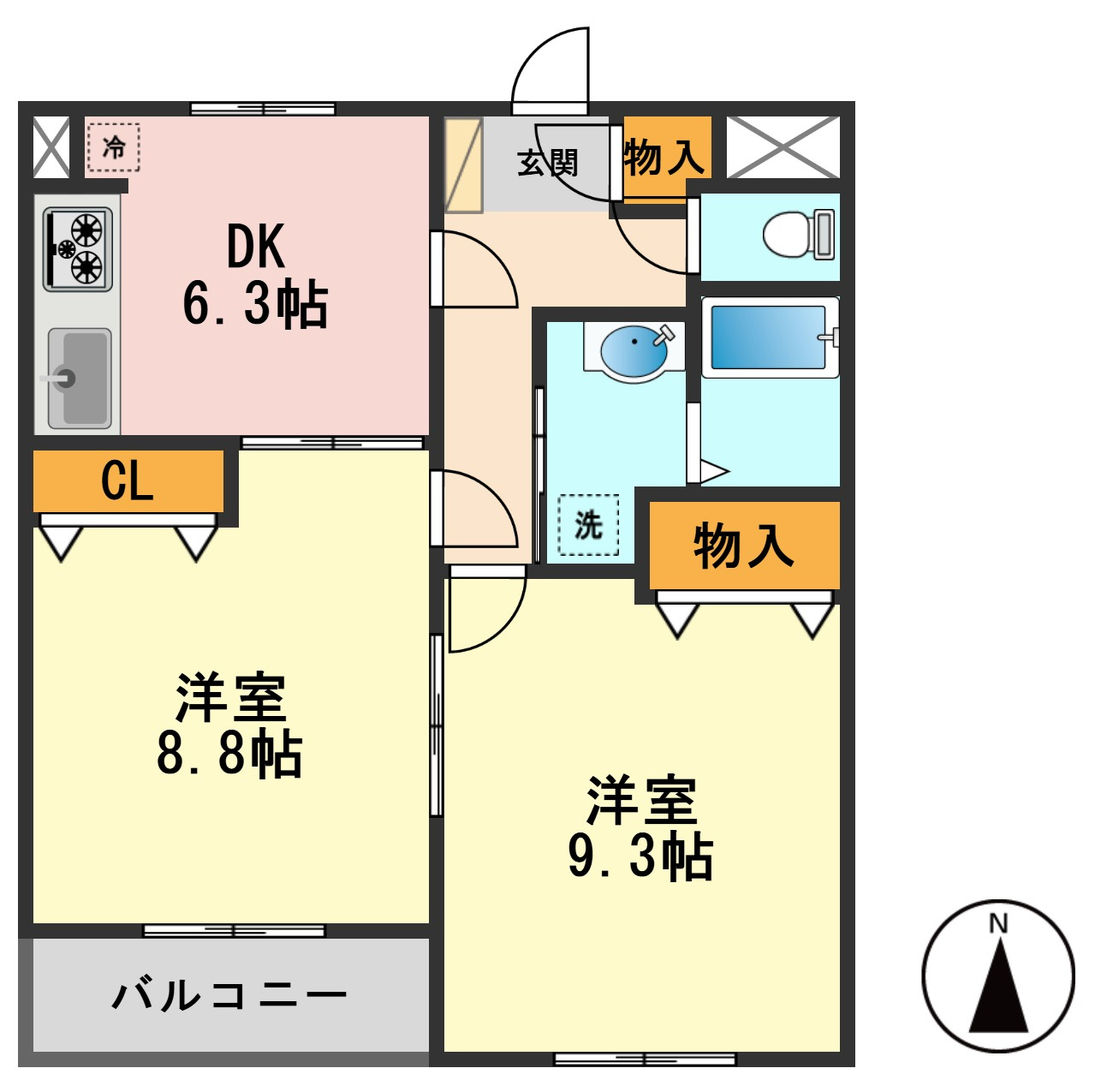 グランドゥールの間取り