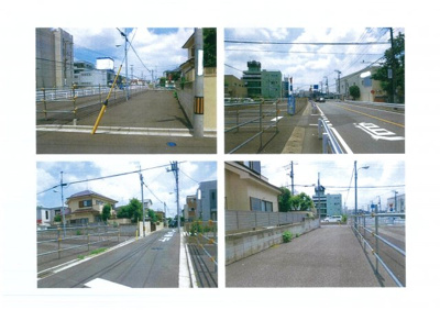 【外観】 | 未公開　さいたま市緑区原山1丁目　南東角地に面する売地 | 前面道路含む現地写真です