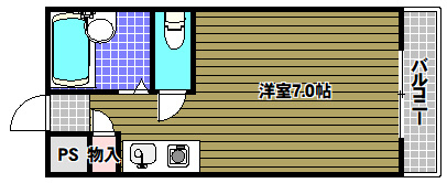 スカイ南花台の間取り