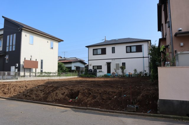 八千代市大和田新田　売地　約６１坪の整形地　更地　建築条件なしの外観