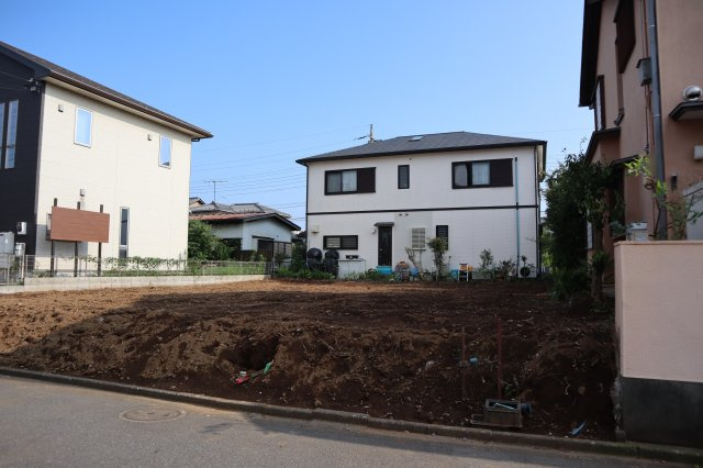 八千代市大和田新田　売地　約６１坪の整形地　更地　建築条件なしの外観