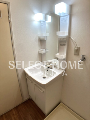 【独立洗面台】 | ゴールデンドーン | 独立洗面台、小物を置くことができて便利です