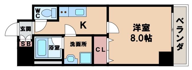【間取り】 | エルシア北田辺
