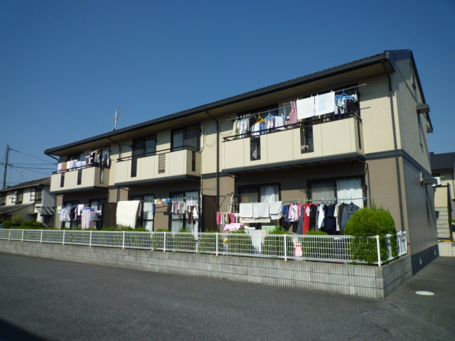 倉敷市平田のアパートの外観