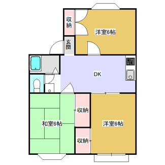 【間取り】 | ビューラ北C