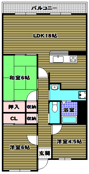 フォレストコート高尾の間取り
