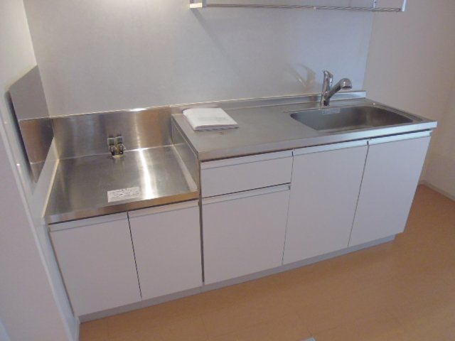 ファインハウスＡのキッチン|ガスコンロ設置可