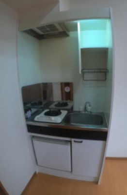 【キッチン】 | ダグラス中原 | 冷蔵庫付きミニキッチン