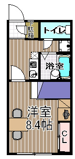 【間取り】 | レオパレスメゾン　モンポルト