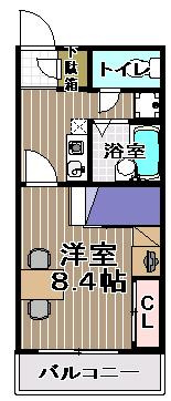 【間取り】 | レオパレスＲｉｏ　ムコガワ