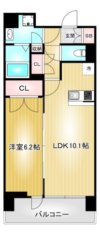 プレサンス丸の内リラティ|名古屋市の賃貸ならMy賃貸の間取り|プレサンス丸の内リラティ