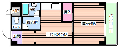 【間取り】 | エクセルニューオオサカ