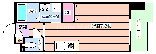 【間取り】 | ライジングコート姫島駅前