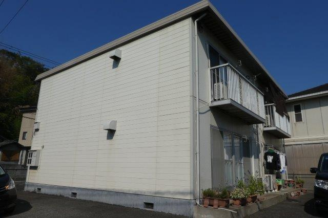 倉敷市笹沖のアパートの外観