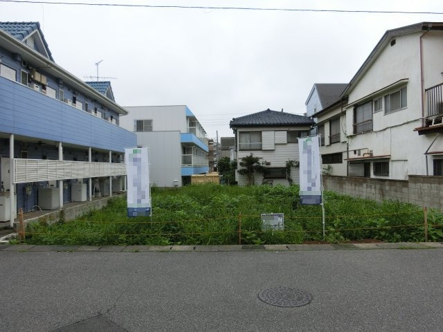 花見川区南花園２丁目　売地　建築条件なし　約５９．５坪の整形地の外観