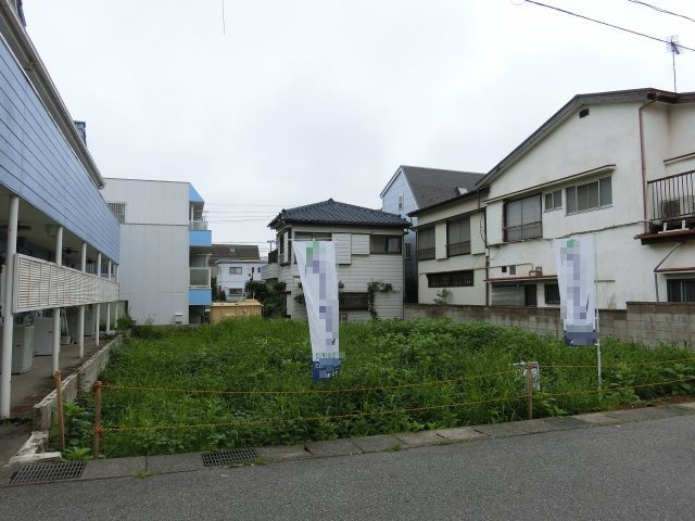 花見川区南花園２丁目　売地　建築条件なし　約５９．５坪の整形地の外観